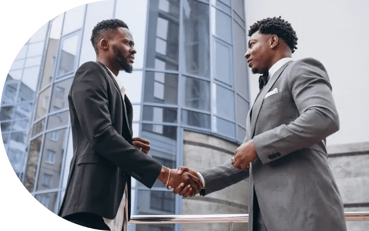 Business handshake