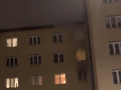 В Ярославле горел многоквартирный дом