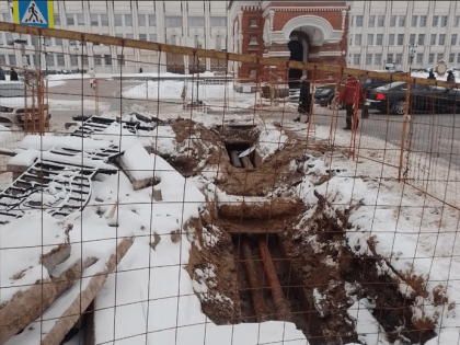ТГК-2 не получало ордер на земляные работы в центре Ярославля