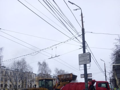 В Ярославле усилена работа по уборке города от снега и наледи