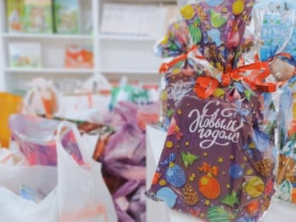 В Ярославле волонтеры дарят пожилым людям новогодние подарки