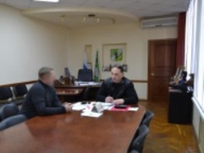 Андрей Сергеичев встретился с нашим земляком - участником спецоперации, находящимся в краткосрочном отпуске.