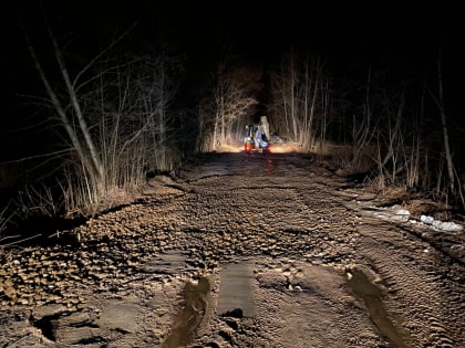 Промоина на муниципальной дороге была оперативно ликвидирована