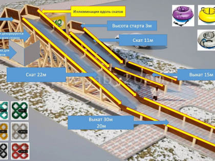 В Юбилейном парке Ярославля откроют ледовый лабиринт и всесезонную горку