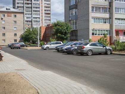 В Рыбинске отремонтирован двор по губернаторской программе