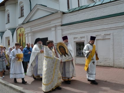 В СПАСО-АФАНАСИЕВСКОМ МОНАСТЫРЕ ОТПРАЗДНОВАЛИ 410-ЛЕТИЕ ЯВЛЕНИЯ ЧУДОТВОРНОЙ ИКОНЫ СПАСА НЕРУКОТВОРНОГО