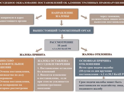 Владимирская таможня: постановления по делам об административных правонарушениях можно обжаловать