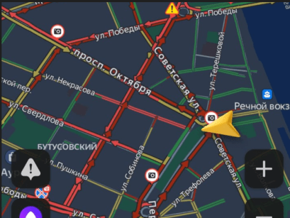 Добирающиеся домой ярославцы попали в девятибалльные пробки