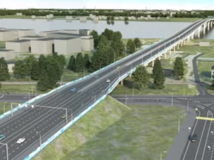 Проектировщики показали, как будет выглядеть третий мост через Волгу в Ярославле. Смотрим видео