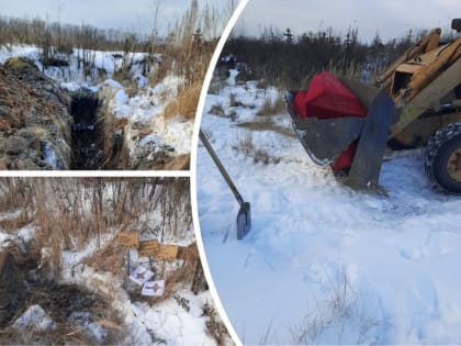 На ярославском кладбище гробы скидывали в траншею ковшом экскаватора
