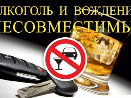 Алкоголь и вождение несовместимы!