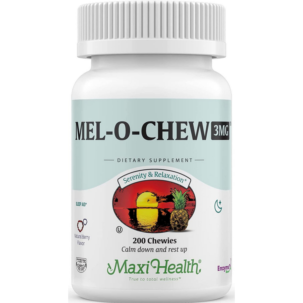 Mel o chews 3mg 200 front 1 25727597cb