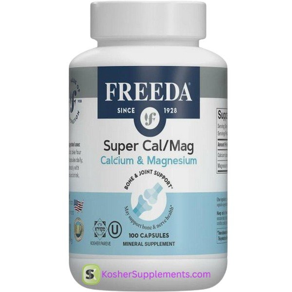 Freeda Kosher Super Cal/Mag 100 Capsules