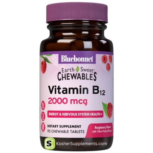 Earthsweet Chewables Vitamin B12 2000 mcg front
