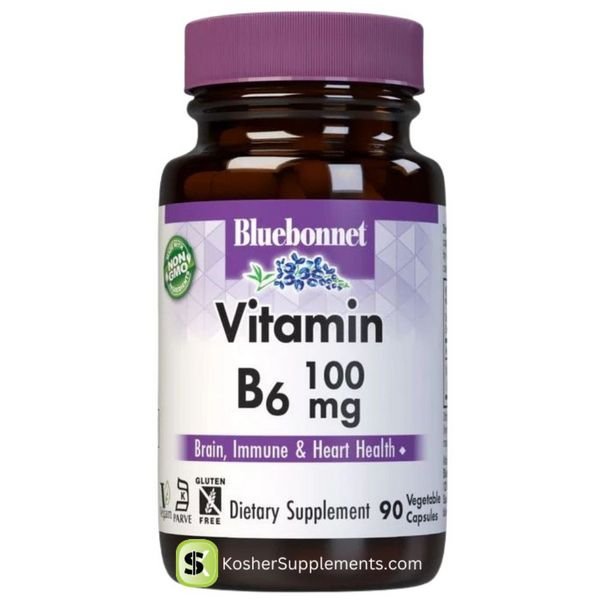 Vitamin B6 100 mg front
