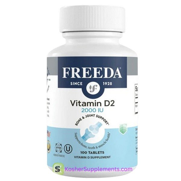 Freeda Vitamin D2 2000 IU Bone Joint Support 1