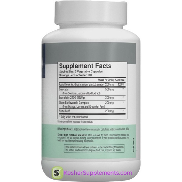 Freeda Ultra Clarity Allergy Support kosher vitamins for immune and allergy support