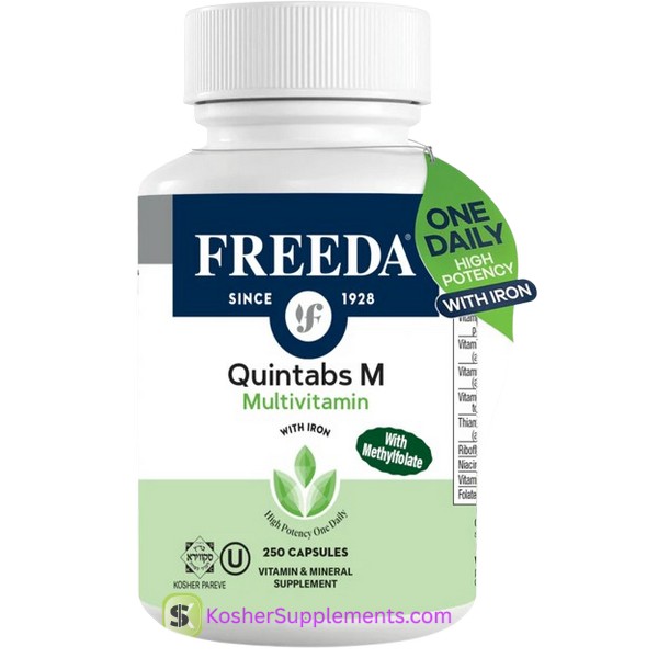 Freeda Quintabs M with Iron Multivitamin 250