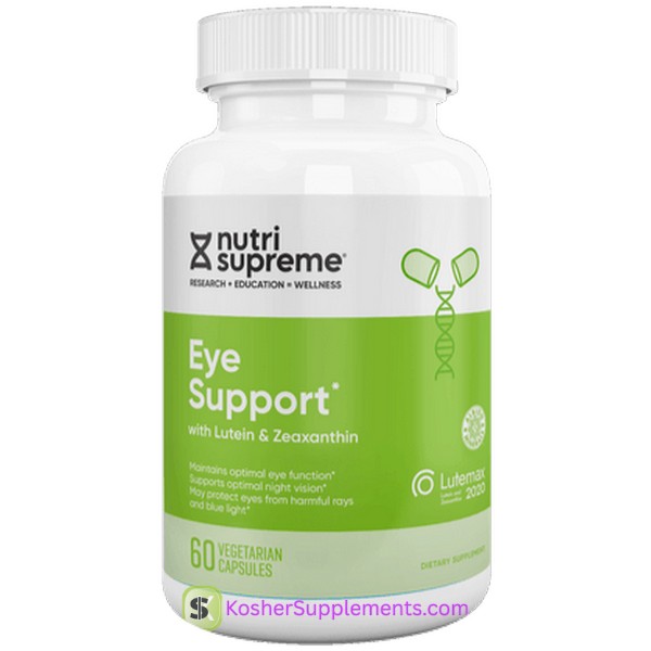 Nutri Supreme Eye Support with Lutein and Zeaxanthin Kosher Vitamins for Vision Health