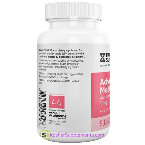 Advanced Methyl Folate w 5 MTHF 1mg 3 90 1