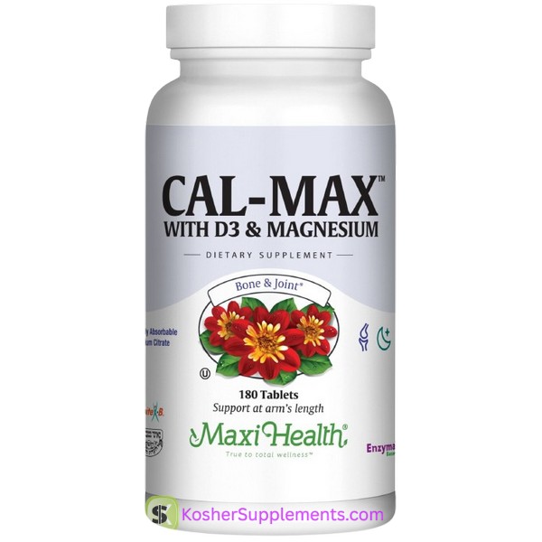 Cal Max with D3 Magnesium 180 Tablets