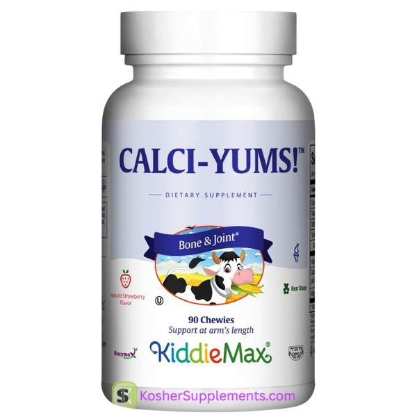Calci Yums 90 strawberry flavor chewable tablet