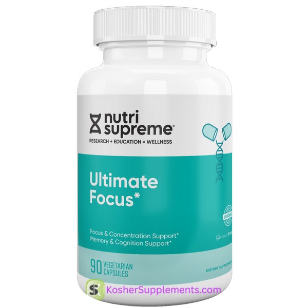 Nutri Supreme Ultimate Focus Formula kosher brain support supplement bottle