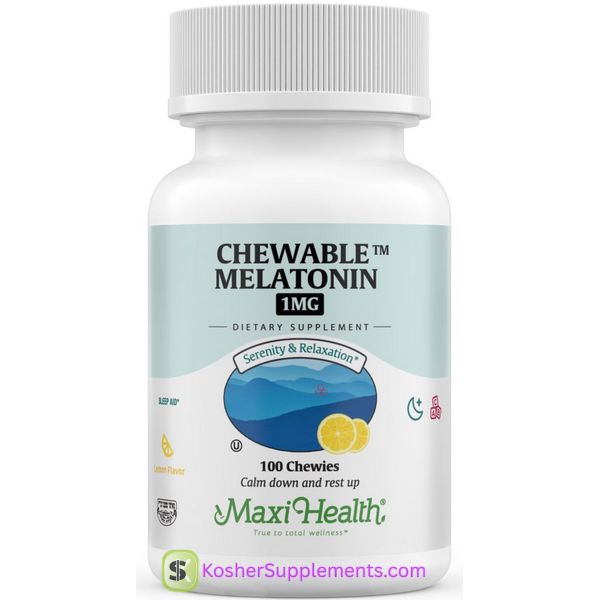 Maxi Health Chewable Melatonin 1mg 100 Chewable Tablet