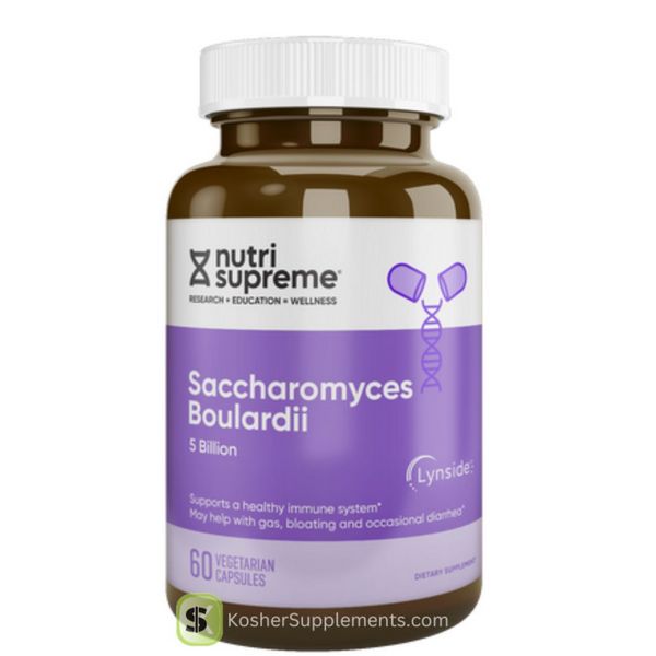 Nutri Supreme Saccharomyces Boulardii 5 Billion Kosher probiotic capsules