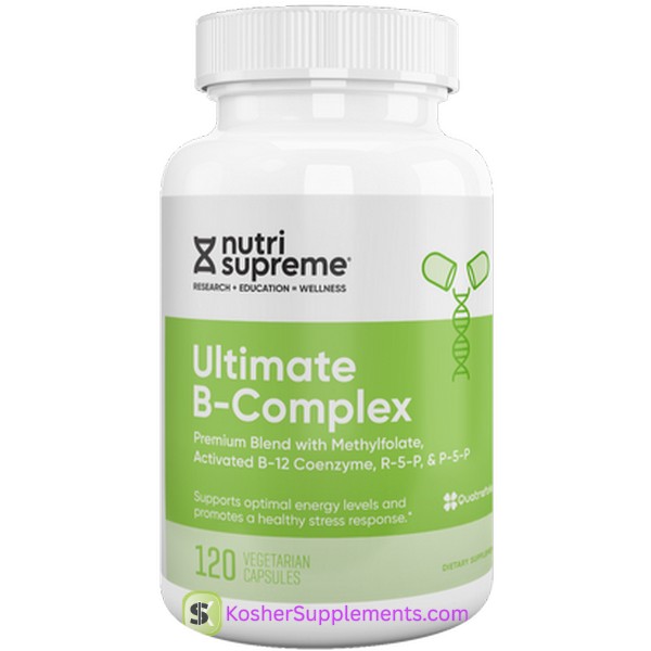 Nutri Supreme Ultimate B-Complex kosher vitamins supplement capsules