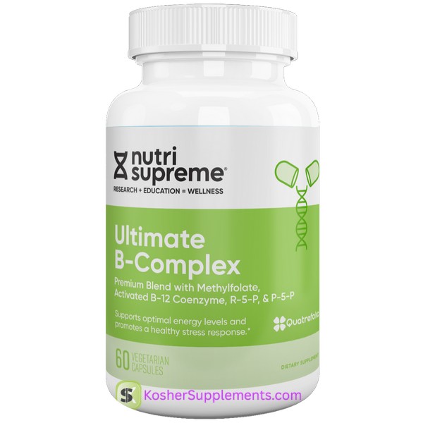 Nutri Supreme Ultimate B-Complex kosher vitamins supplement capsules