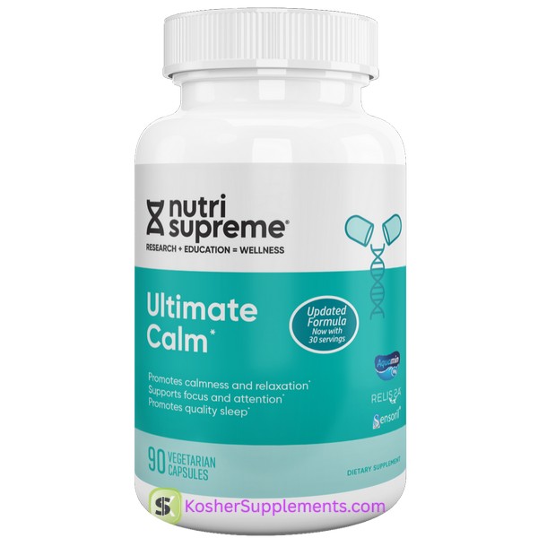 Nutri Supreme Ultimate Calm kosher stress relief supplement capsules