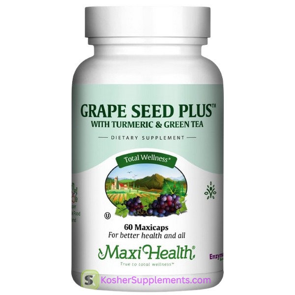Maxi Health Grape seed plus with turmeric Green Tea