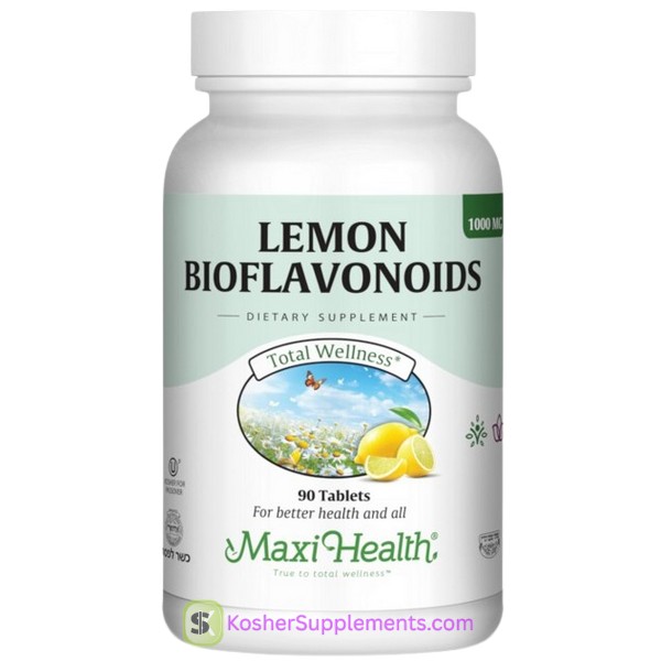 Maxi Health Lemon Bioflavonoids Tablets kosher supplement antioxidant support