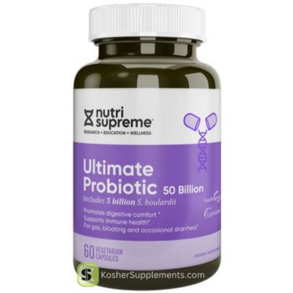 Nutri Supreme Ultimate Probiotic 50 Billion kosher supplement capsules