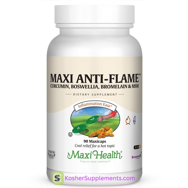 Maxi Health Maxi Anti Flame Curcumin Boswellia Bromelain MSM 90
