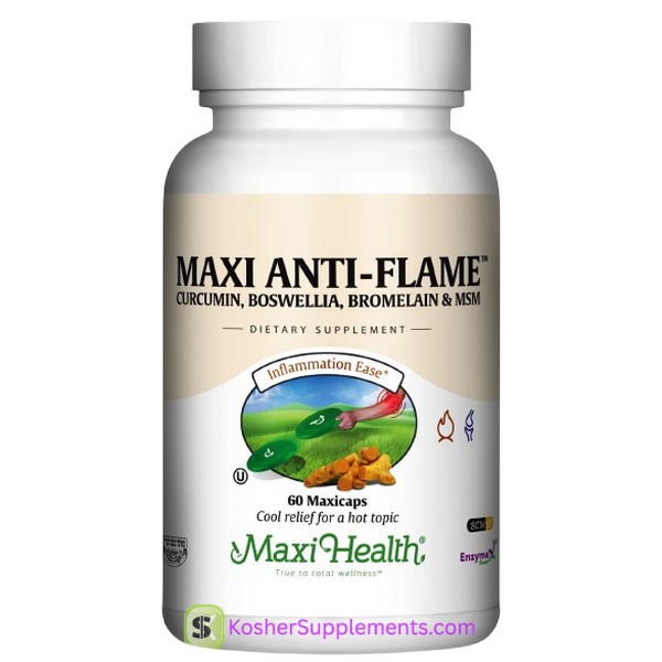Maxi Health Maxi Anti Flame Curcumin Boswellia Bromelain MSM 60