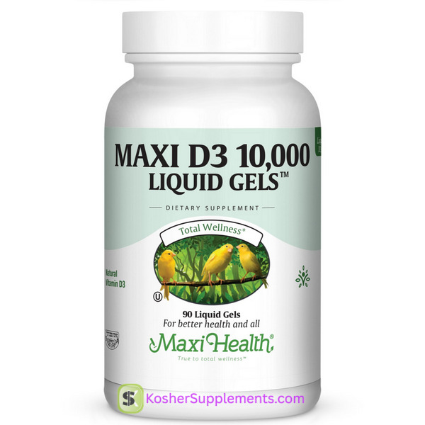 Maxi Health Maxi D3 10000 Liquid Gels 90
