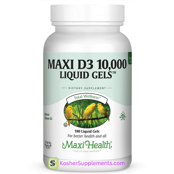 Maxi Health Maxi D3 10000 Liquid Gels 180