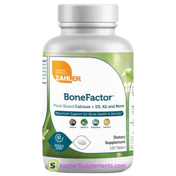 Zahler BoneFactor Tablets kosher bone health supplement
