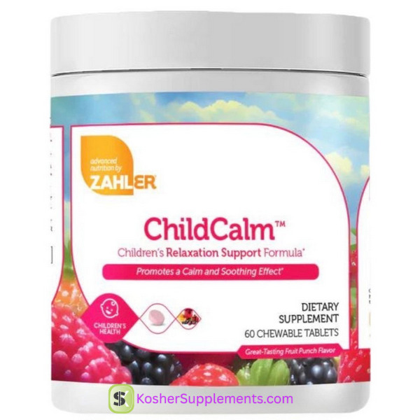 Zahler ChildCalm Children’s Relaxation Support Chewable Tablets