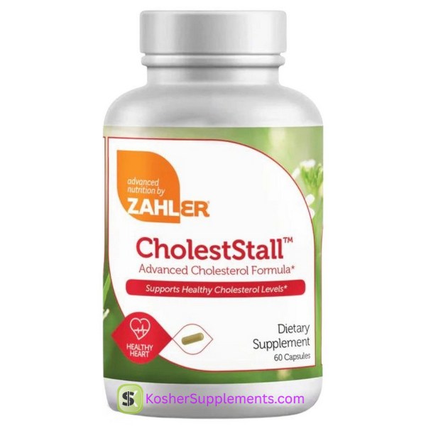 Zahler CholestStall advanced cholesterol support capsules bottle