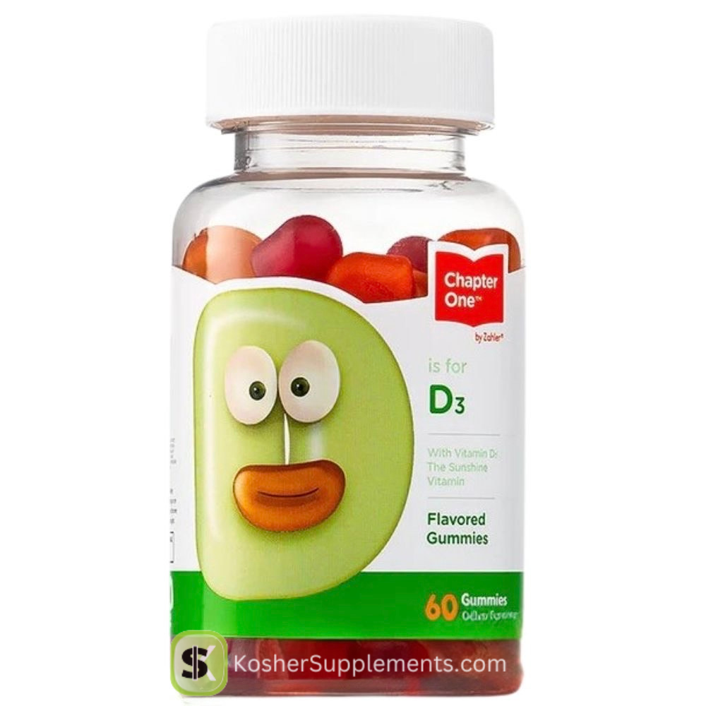 Chapter One by Zahler Vitamin D3 Gummies 60