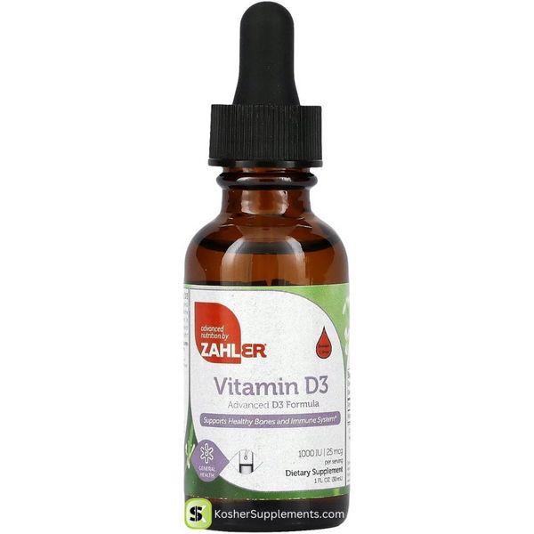 Zahler Vitamin D3 1000 IU 1 oz