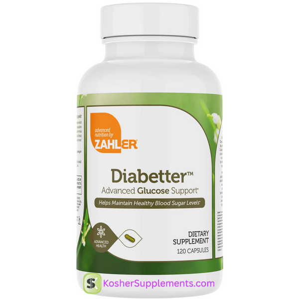 Zahler Diabetter Advanced Glucose Support 120 Capsules Kosher Supplement