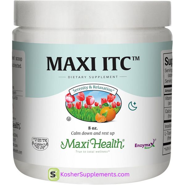 Maxi Health Maxi ITC 8 oz kosher relaxation and nervous system support powder