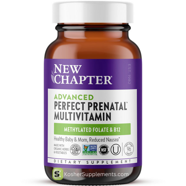 New Chapter Advanced Perfect Prenatal Multivitamin 96 Tablets