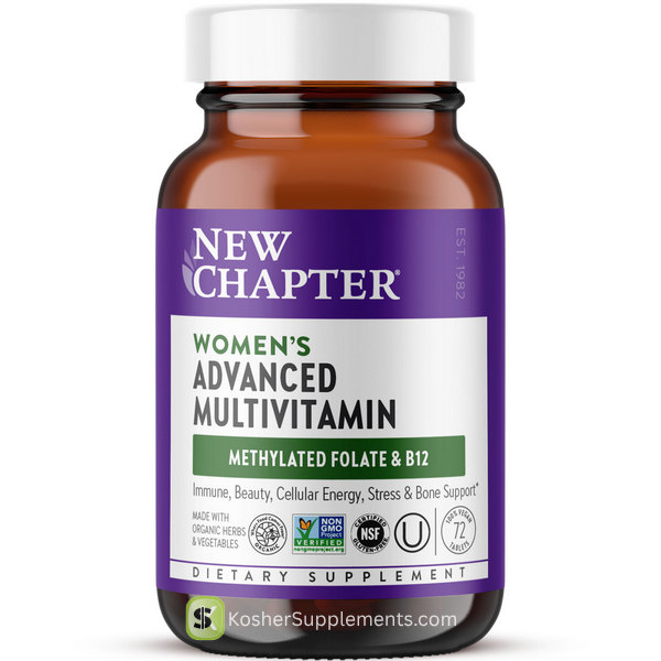 New Chapter Womens Advanced Multivitamin 72 Tablets
