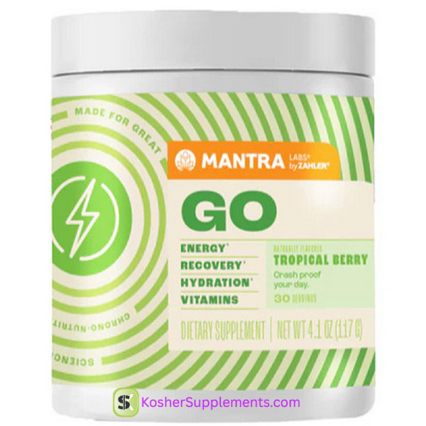 Mantra Labs by Zahler GO Pre Workout Energy Booster Supplement4.1 oz