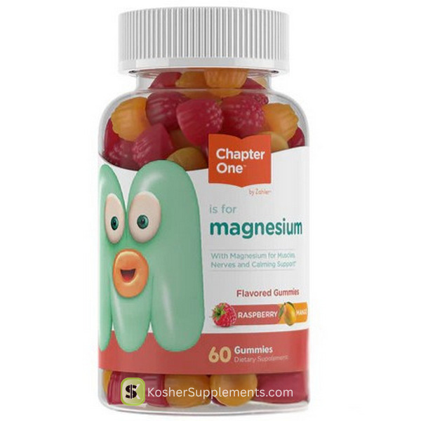 Zahler Chapter One Magnesium Raspberry Mango Gummies 60 count